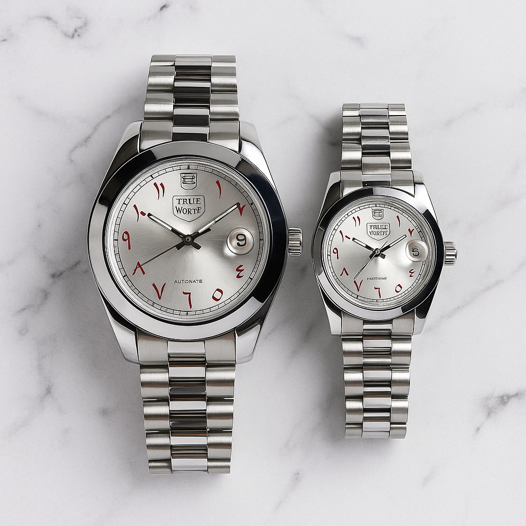True Worth Luxury Couple Watch