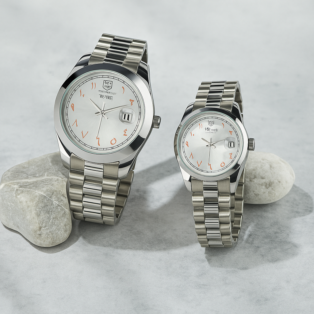 True Worth Luxury Couple Watch