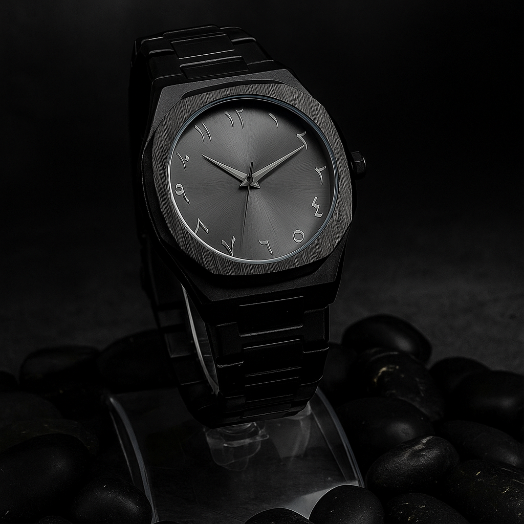 Premium Black Arabic Aura Stainless Steel