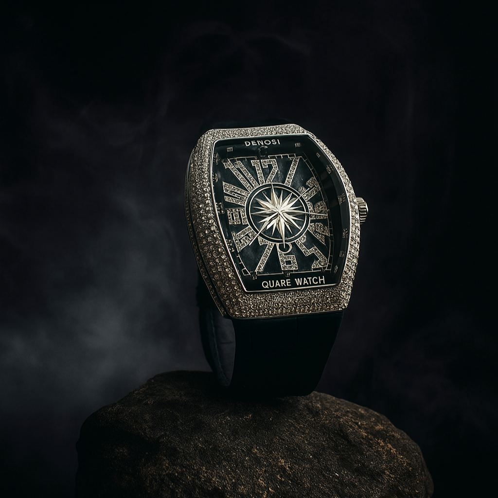 DENVOST Diamond Quartz Watch – Inspired by Franck Muller Diamond Elegance watch