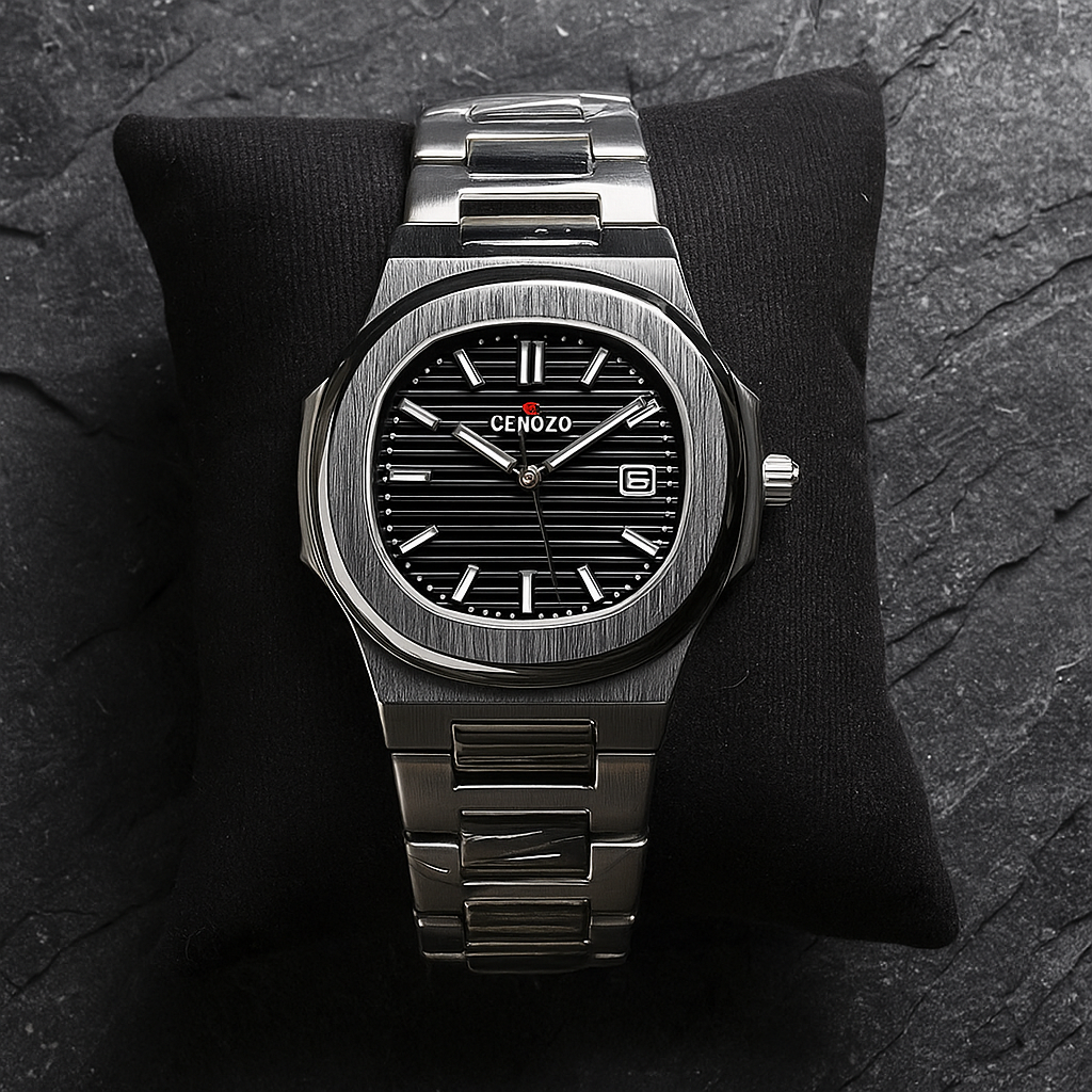 CENOZO luxury watch inspired by Patek Philippe Nautilus