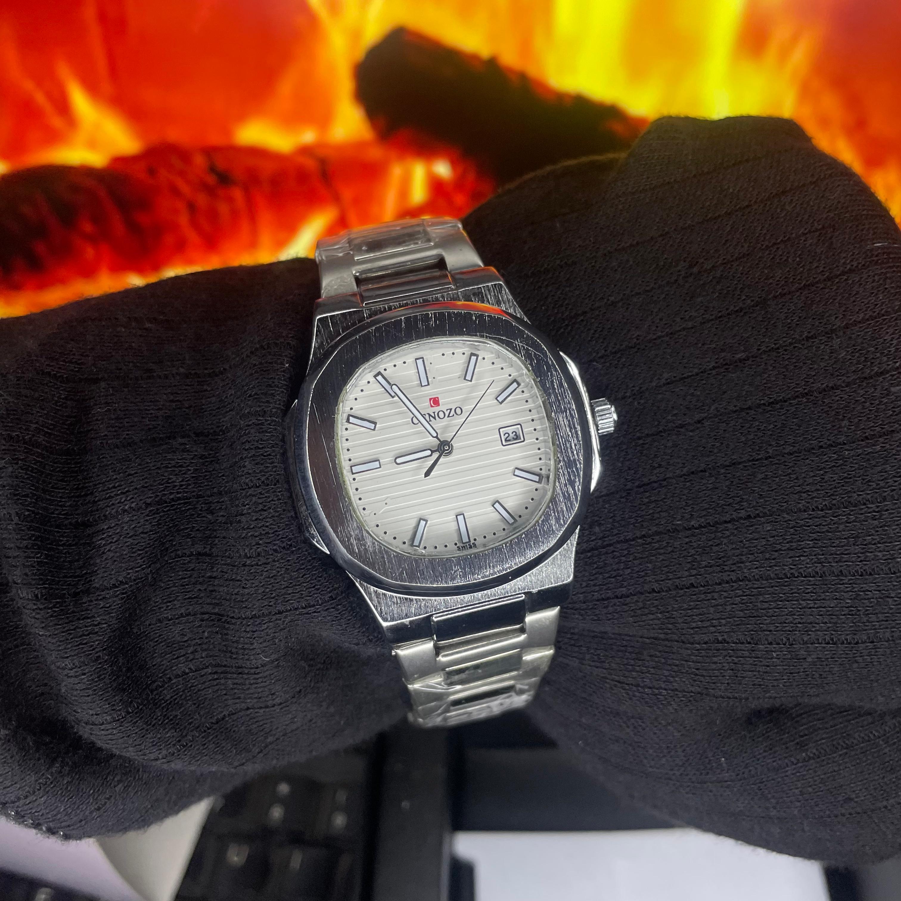 CENOZO luxury watch inspired by Patek Philippe Nautilus