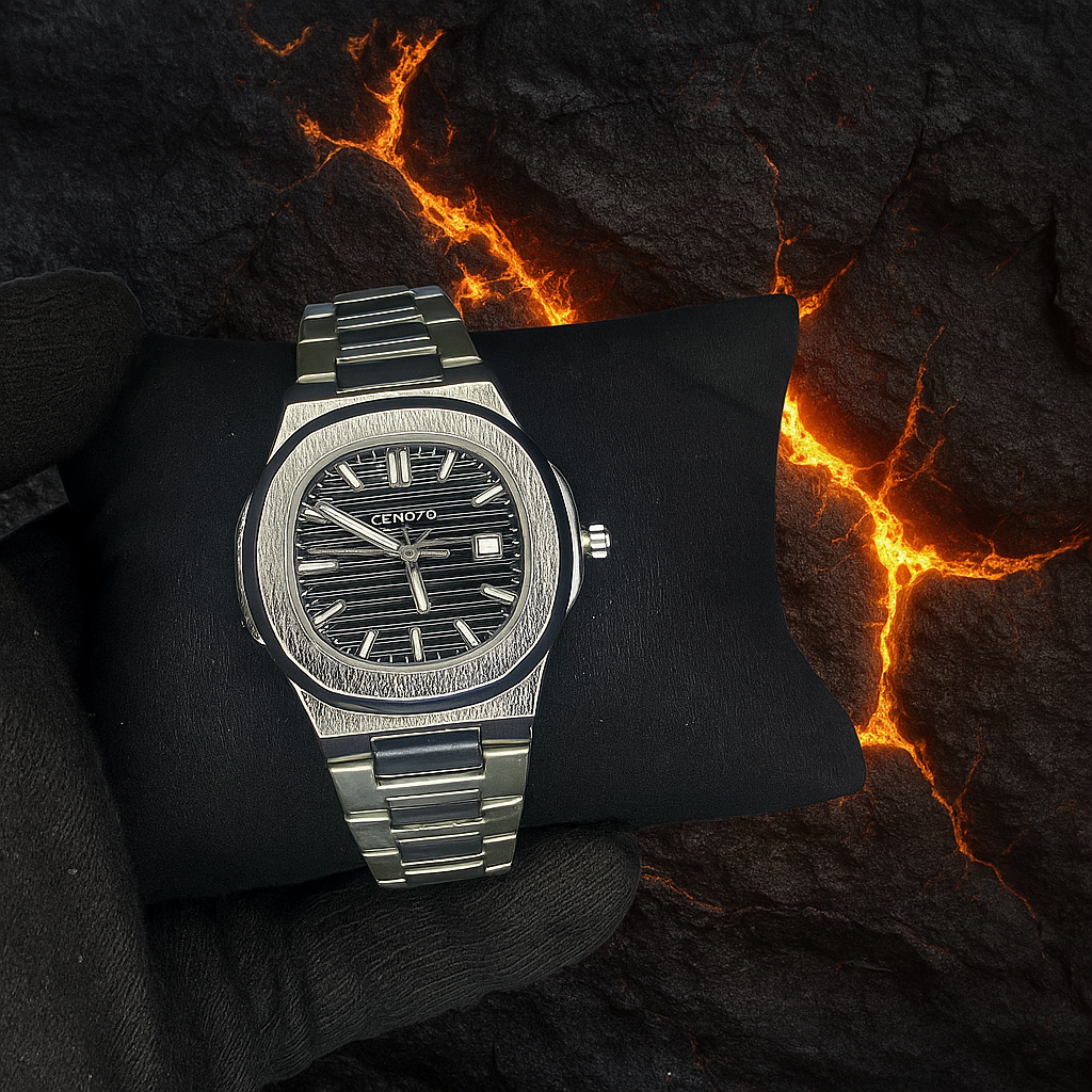 CENOZO luxury watch inspired by Patek Philippe Nautilus